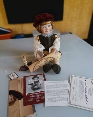 little Christopher Colombus bambola porcellana 