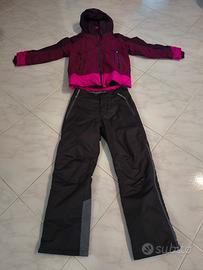 Tuta sci bambina 125-132 cm