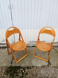 coppia di sedie tedesche vintage 