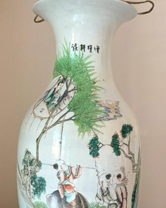 Vaso cinese porcellana antici