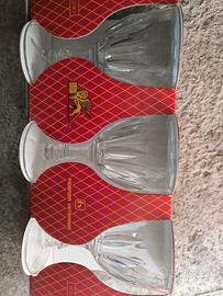 Bicchieri da acqua anni '70 nuovi 