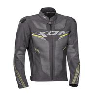 Giacca da moto Ixon Draco Nero-Grigio-Giallo