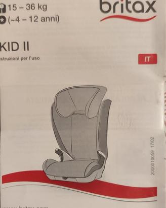 Seggiolino auto per bambino di 15-36 kg
