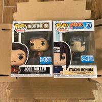 Funko Pop Itachi e Joel Miller