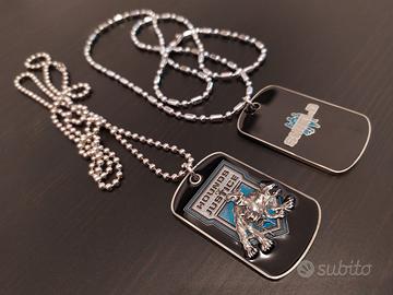 Collana Catena Uomo WWE Wrestling Sport 2 PEZZI