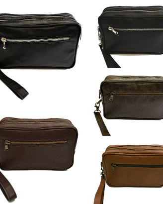 Borsello Uomo Pochette Vera Pelle Borsa Accessori