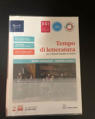 Tempo di letteratura - libro scolastico