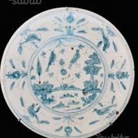 Piatto tagliere ceramica di De Ruta '700