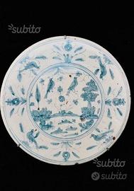 Piatto tagliere ceramica di De Ruta '700