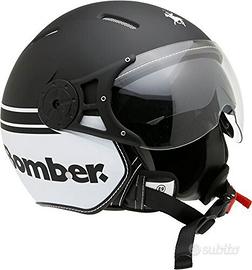 CASCO JET MOTO SCOOTER COMPATTO RODEO DRIVER BOMBE