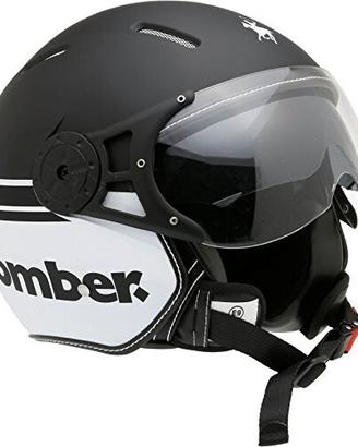 CASCO JET MOTO SCOOTER COMPATTO RODEO DRIVER BOMBE
