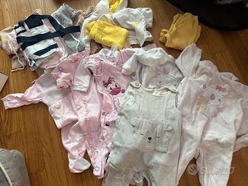 vestiti (oltre 50 pz)bambina nata a luglio 25