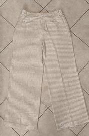 pantaloni Zara  a righe , taglia M  perfetti