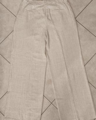 pantaloni Zara  a righe , taglia M  perfetti