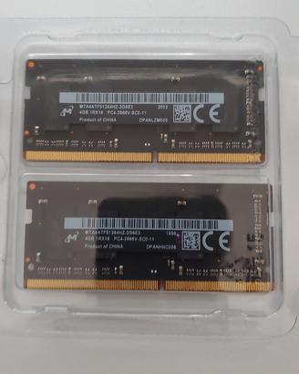 Memoria Ram orig. Apple 2x4gb DR4 PC-2666v