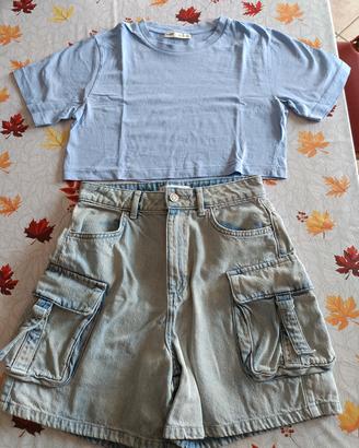 Completo bermuda + t-shirt 