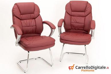 Poltrone ospite eleganti ergonomiche modello Roger