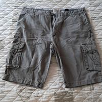 Bermuda Grigi Cargo Uomo