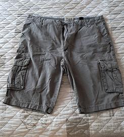 Bermuda Grigi Cargo Uomo