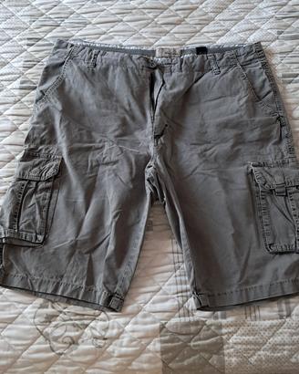 Bermuda Grigi Cargo Uomo