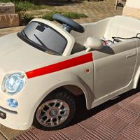 fiat 500 elettrica giocattolo 