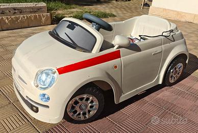 fiat 500 elettrica giocattolo 