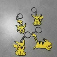 Portachiavi Pikachu in PLA – Set da 4