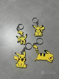 Portachiavi Pikachu in PLA – Set da 4