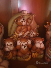 Scimmiette non parlo non vedo non sento thun