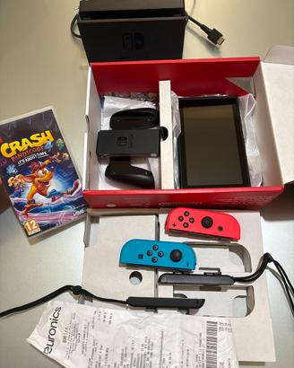 N.Switch comenuova+scatola,scontrino+gioco incluso