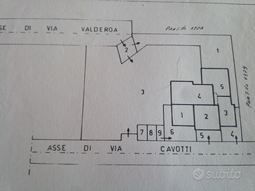 Terreno con quattro appartamenti