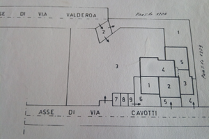 Terreno con quattro appartamenti
