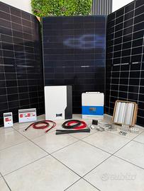 Kit fotovoltaico 6kw con batteria da 5kwh completo
