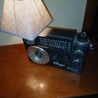 lampada da tavolo a radio vintage 
