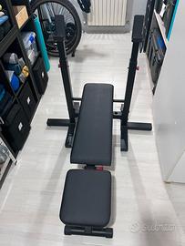 Panca piana inclinabile e pieghevole