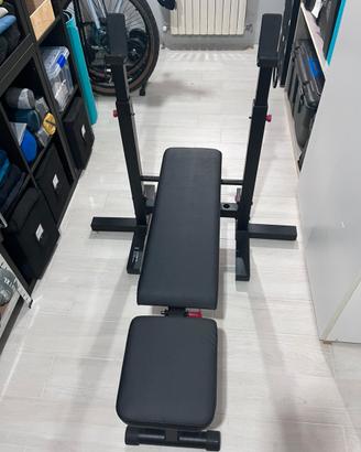 Panca piana inclinabile e pieghevole