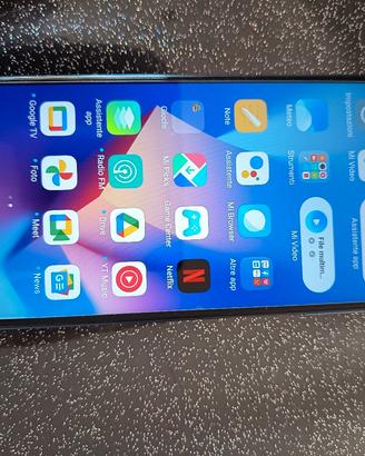 Xiomi Redmi Note 9pro e custodia a libretto nera