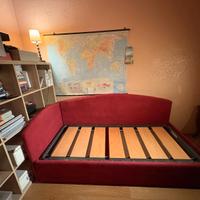 letto singolo con letto estraibile sottostante