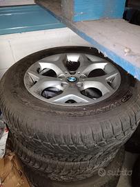 cerchi con gomme bmw x5 235/65/17 invernali 
