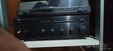 amplificatore + casse +sintonizzatore+ piatto disc