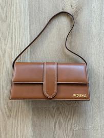 Borsa Jacquemus le bambino long light brown