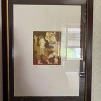 Serigrafia firmata dall’artista Pedroli