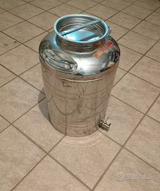 Contenitore con rubinetto in acciaio inox