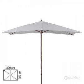 SUN 2 - Ombrellone professionale 3x2 con palo cent