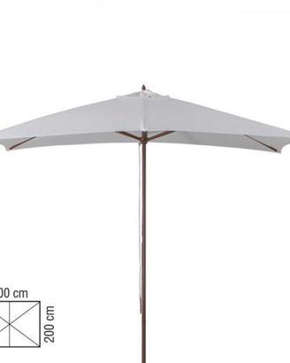 SUN 2 - Ombrellone professionale 3x2 con palo cent