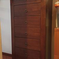 settimanale in noce massiccio