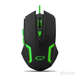 Mouse da gioco cablato EGM205G 6D ottico USB MX205