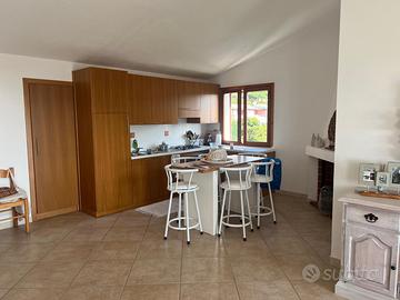 Cucina in listellare legno