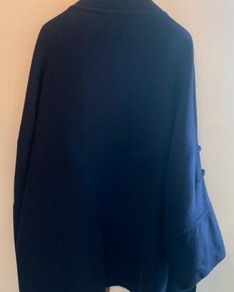 cappotto corto blu navy