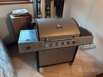 Barbeque bbq a gas